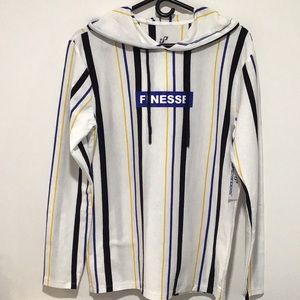 NWT Upstanders‎ Finesse Striped Hoodie, Size Small